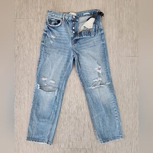 Zara The Bliss Straight Ripped Jeans - Size 40 / 8